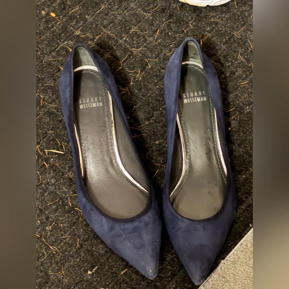 Stuart Weitzman Women's Blue Pumps